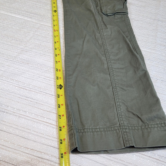 Abercrombie & Fitch Pants Women Fit 28x30 (Tag 26) Cargo Military Paratrooper Y2 - Picture 12 of 12